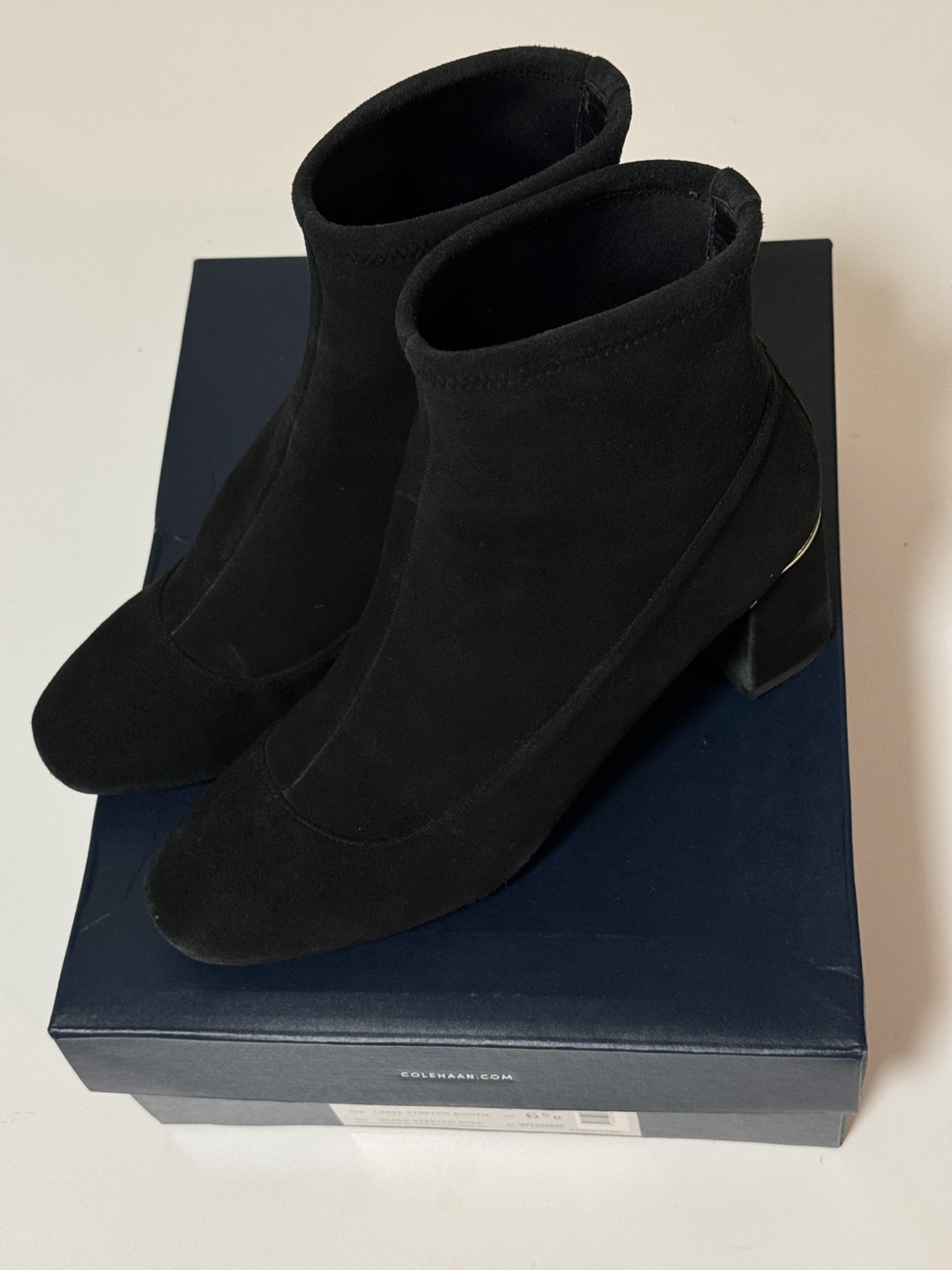 Cole Haan LaRee Stretch Bootie Black Suede - photo 2
