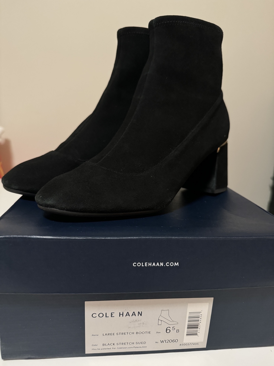 Cole Haan LaRee Stretch Bootie Black Suede - photo 3