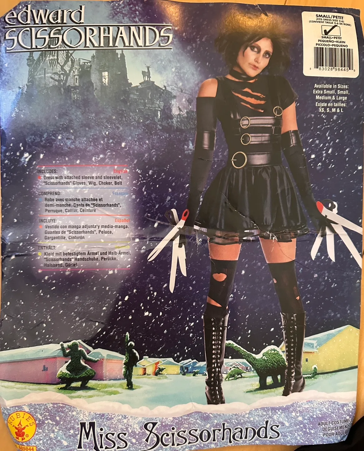 Edward Scissorhands Costume - Small/Petit thumbnail