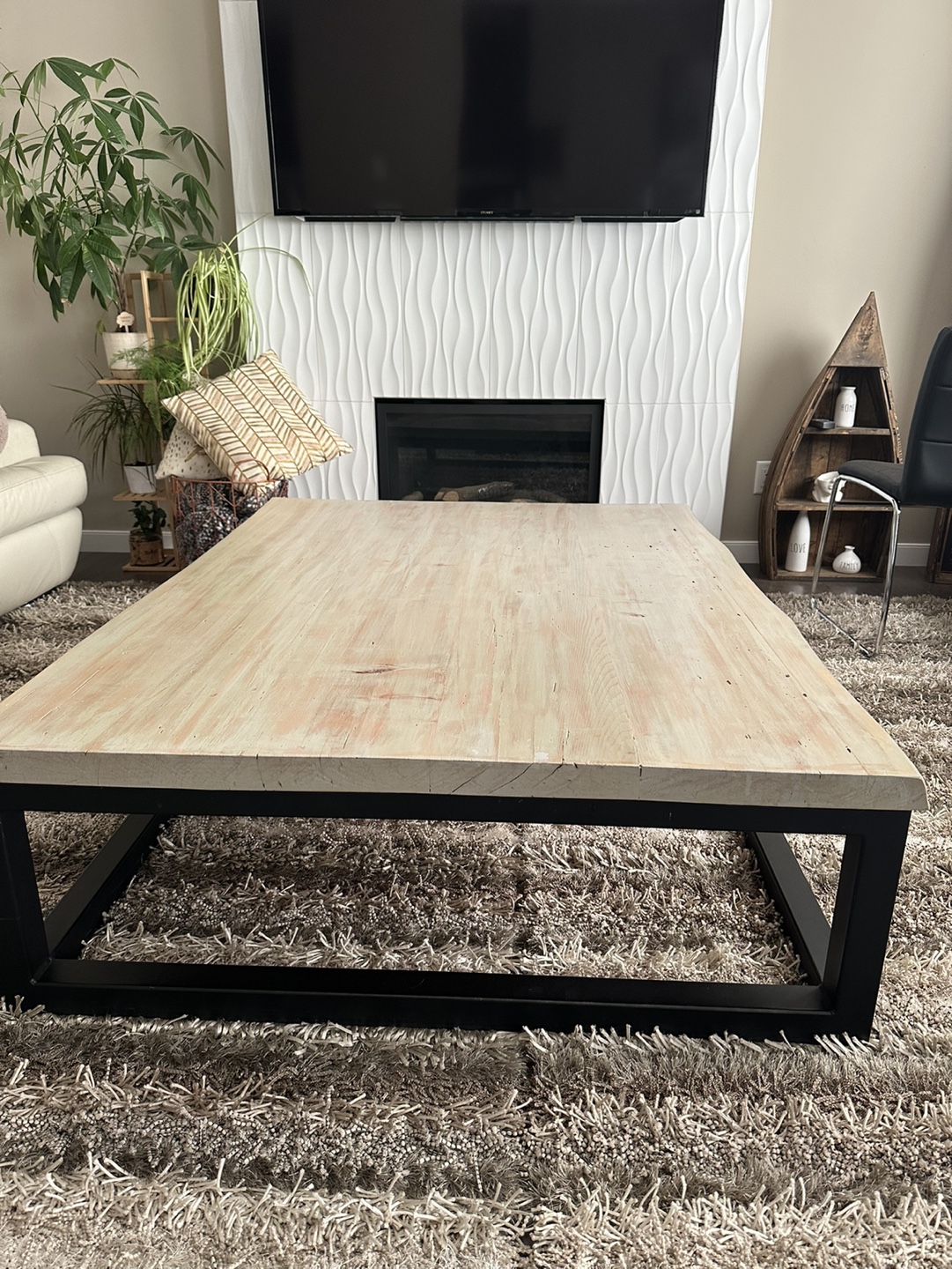 Large Wood Coffee Table