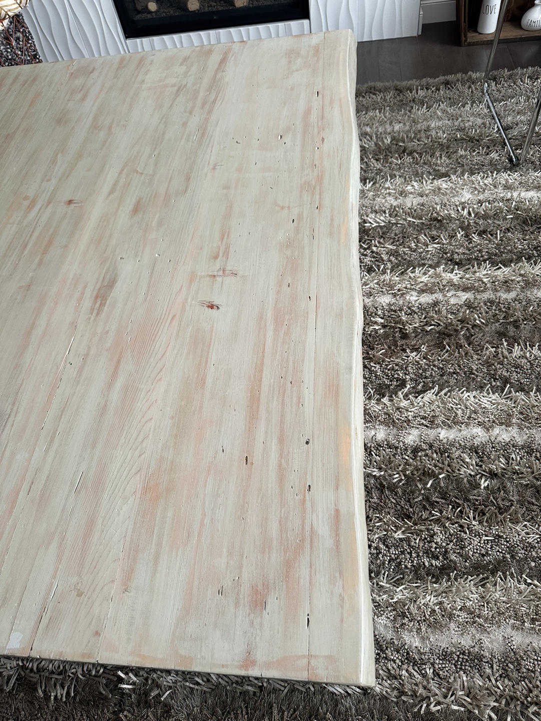 Large Wood Coffee Table - photo 3