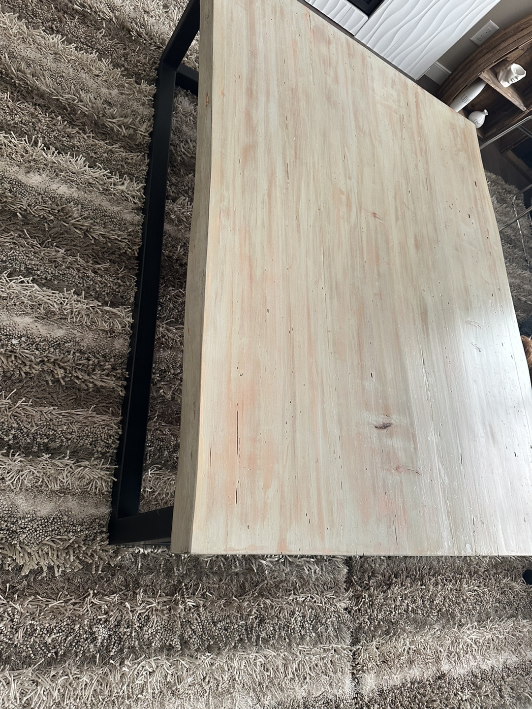 Large Wood Coffee Table - photo 4