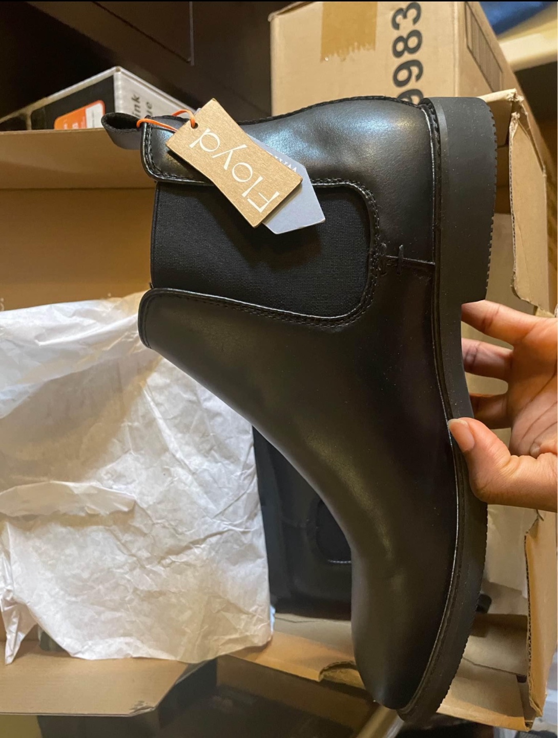 Flyod Felix Black Men’s Chelsea Shoe - photo 3