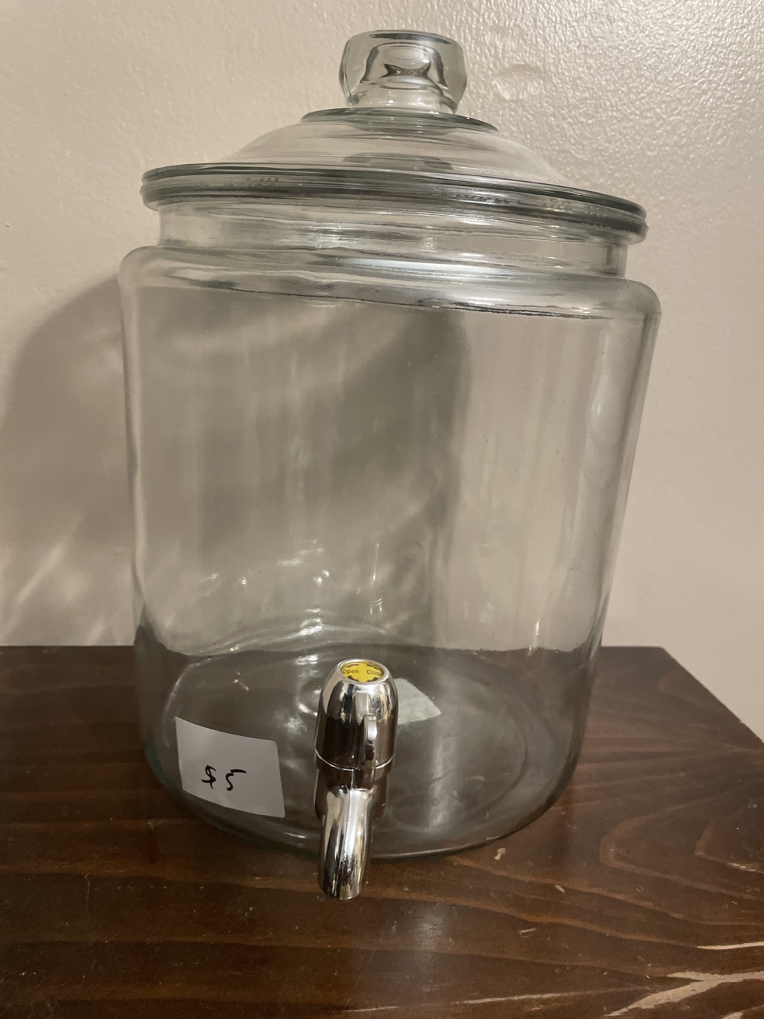 Glass Beverage Dispenser with Tap - photo 2