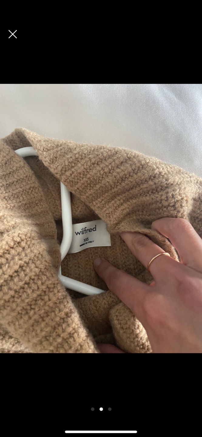 Aritzia Wilfred Montpellier Mock Neck Sweater XXS - photo 2
