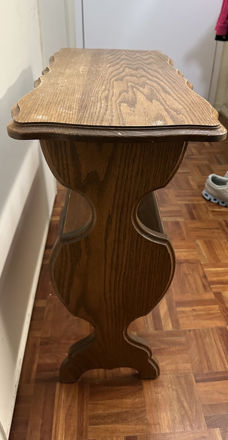 Vintage Wooden Magazine Rack - photo 3