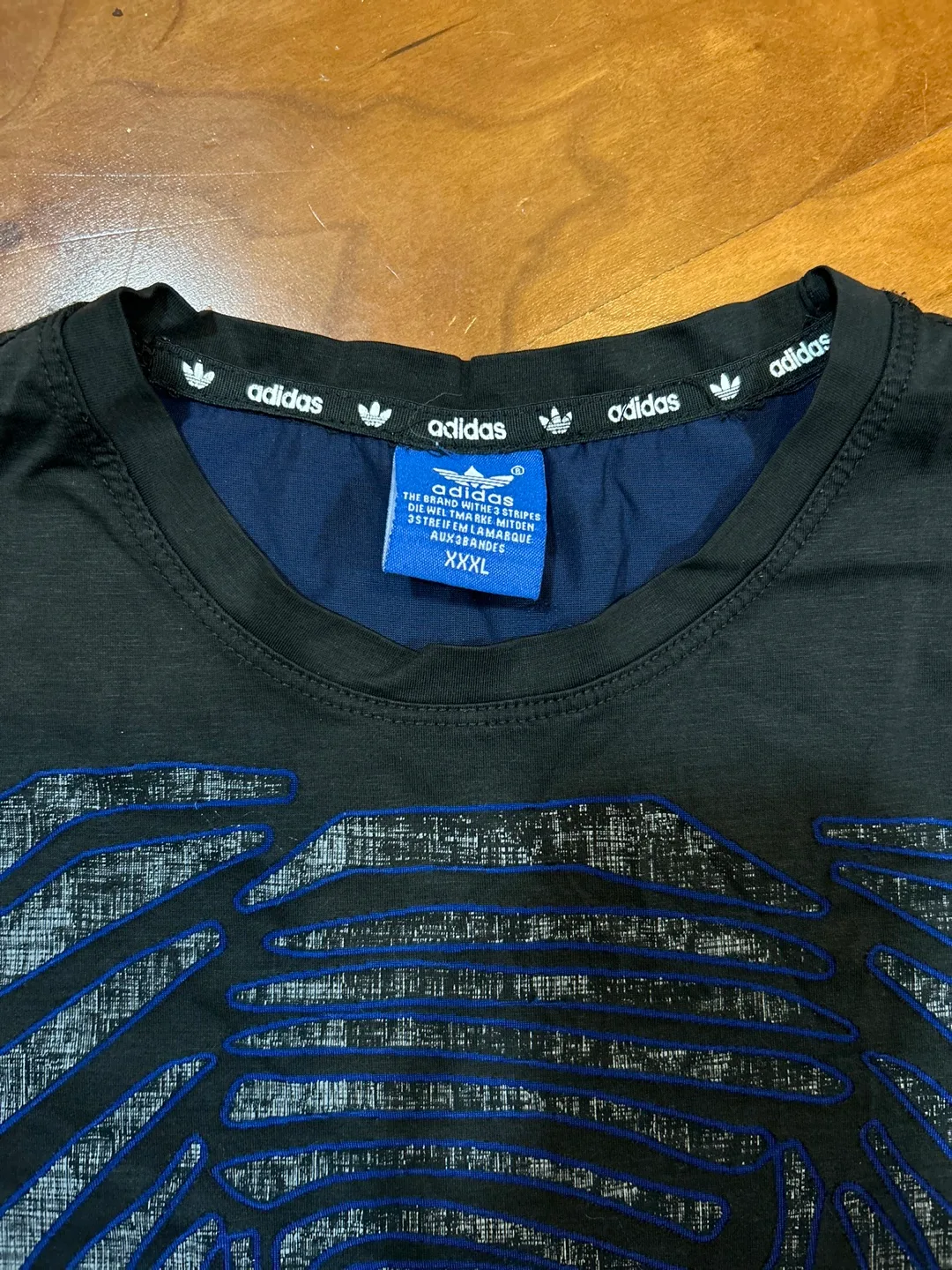 Adidas Blue T-Shirt with Elephant Design image indicator(3)