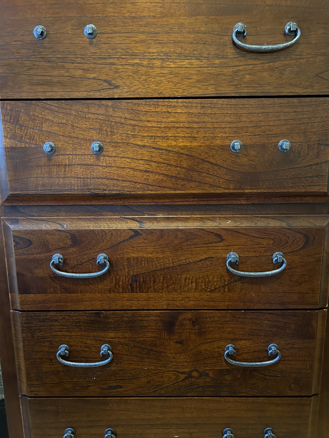 Solid Wood 5-Drawer Dresser