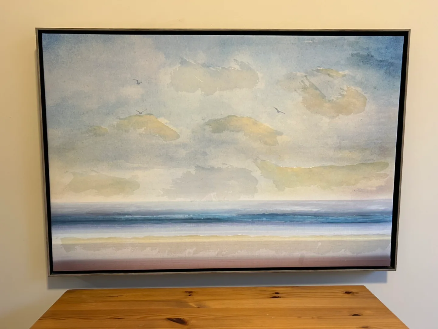 Framed Watercolor Seascape print thumbnail