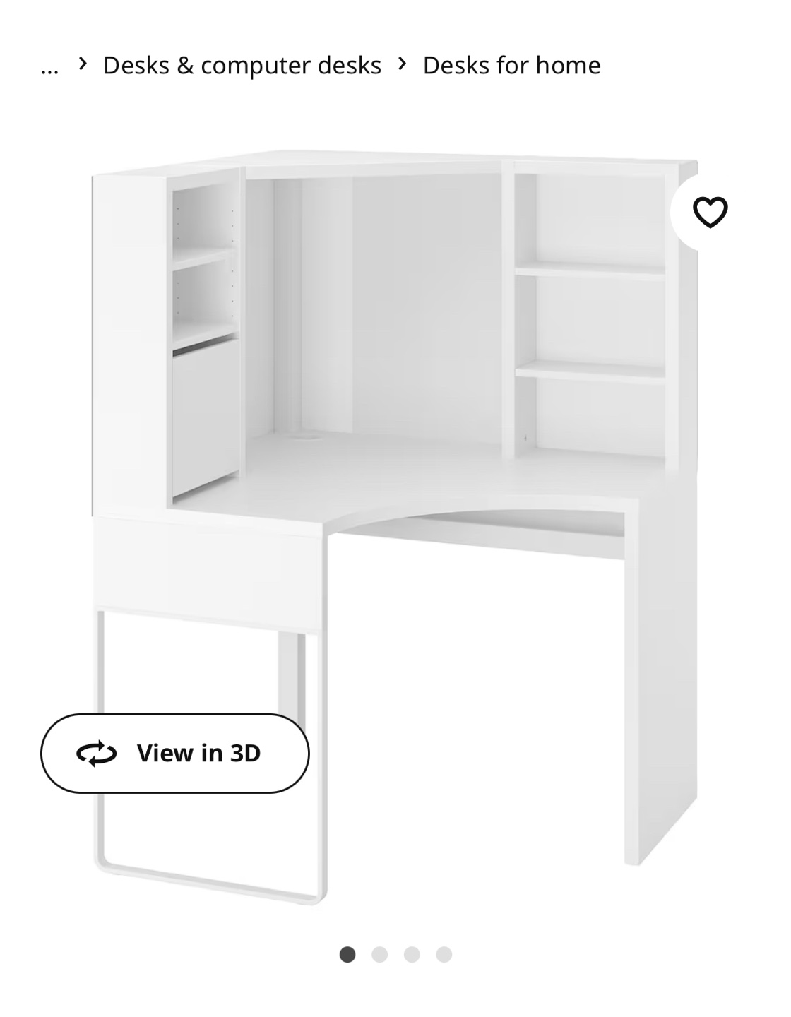 ikea Corner Desk with hutch