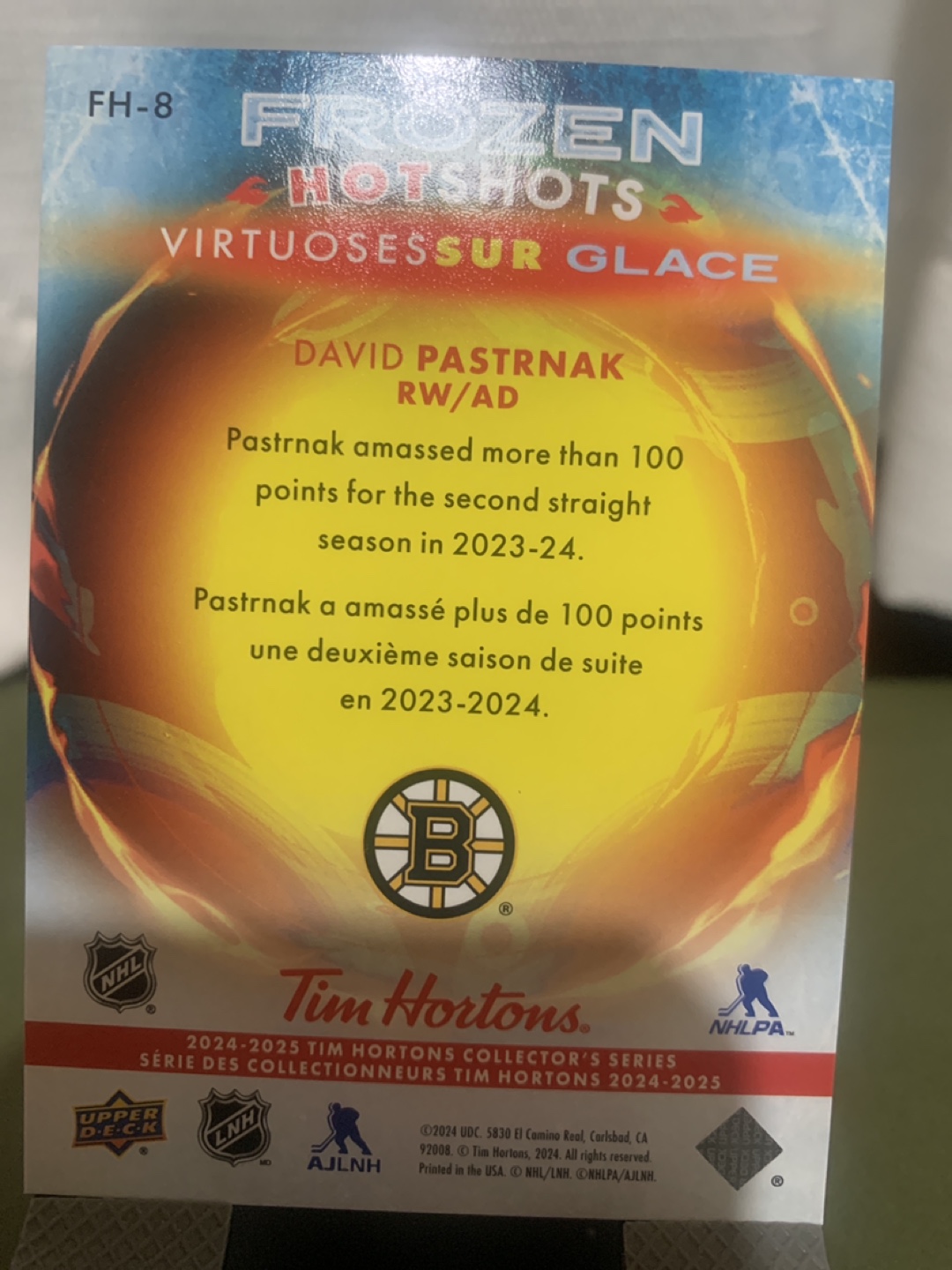Frozen Hotshots FH-8 David Pastrnak - photo 2
