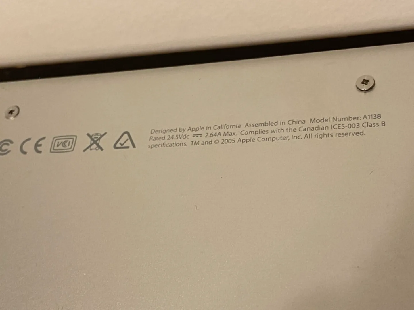 Vintage Apple PowerBook G4 Model: A1138 12" Laptop Untested image indicator(5)