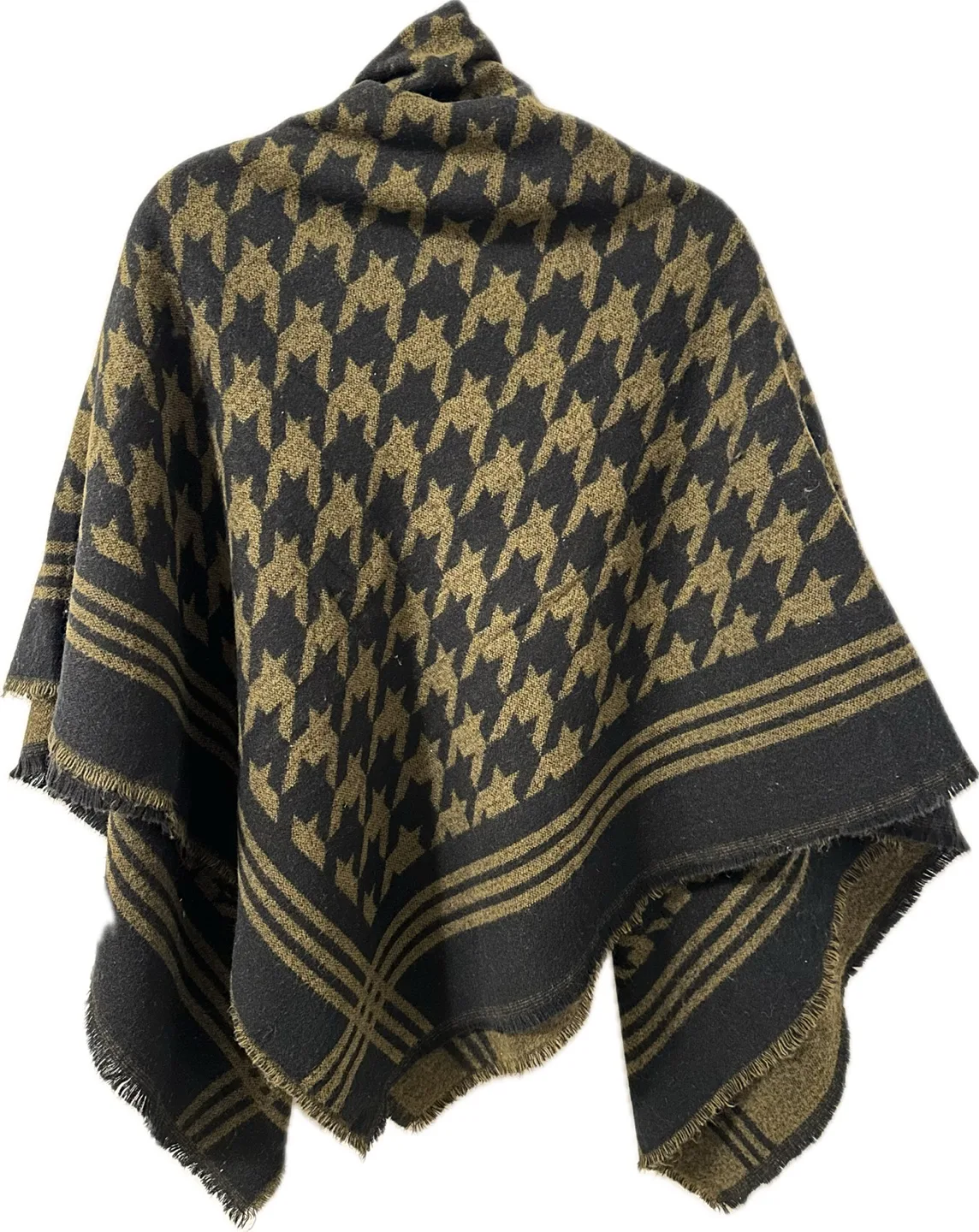 Zara Houndstooth Blanket Scarf image indicator(2)