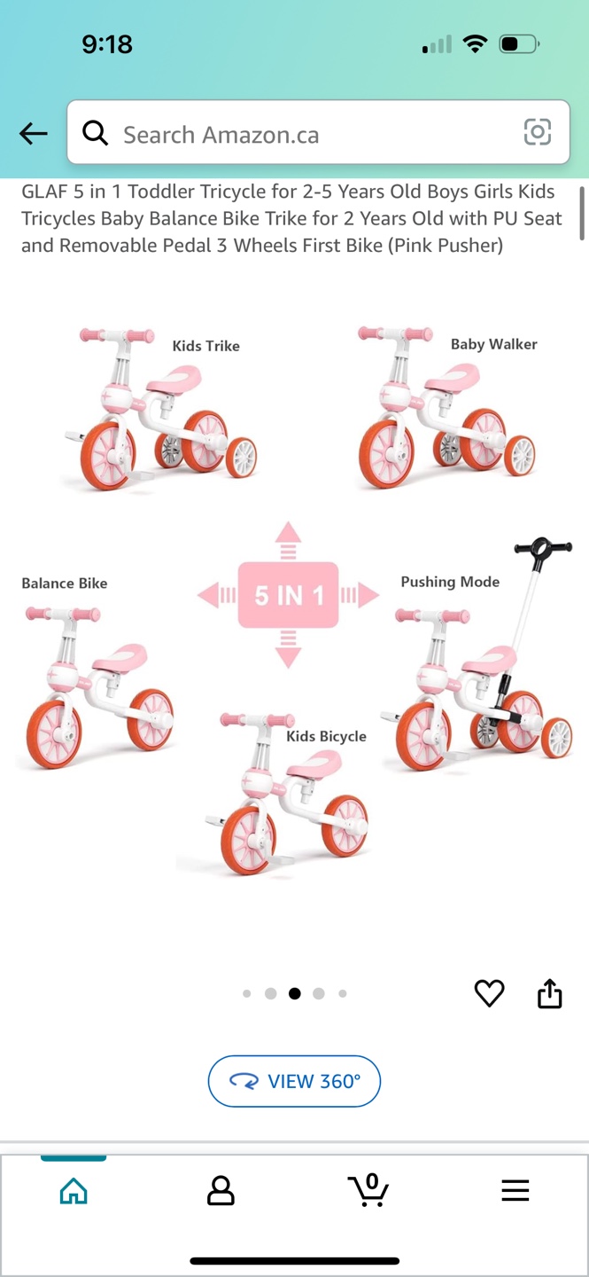 5 in 1 Toddler Tricycle - photo 2