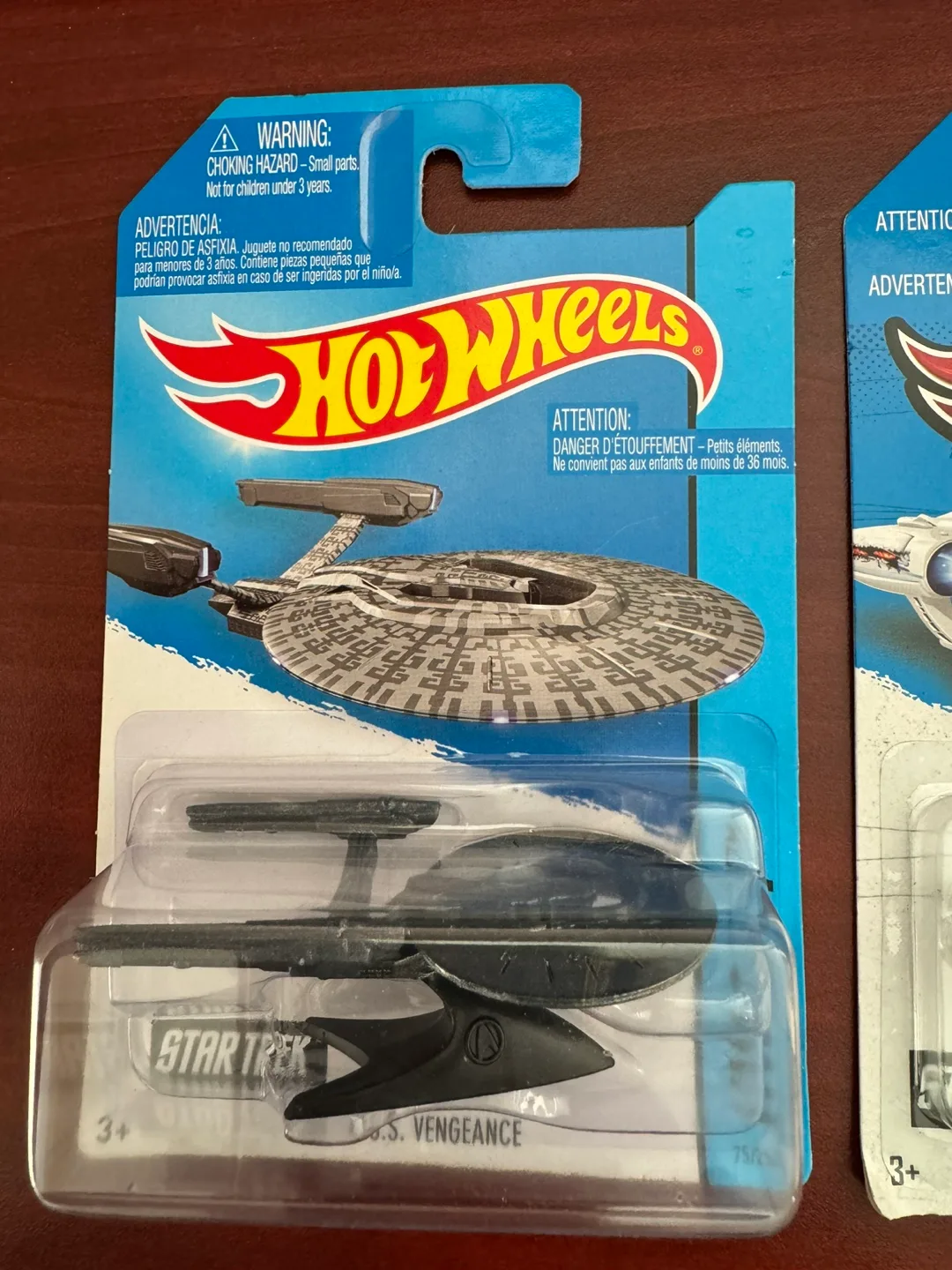 HOT WHEELS STAR TREK USS SHIPS VENGEANCE AND ENTERPRISE NCC 1701 image indicator(2)