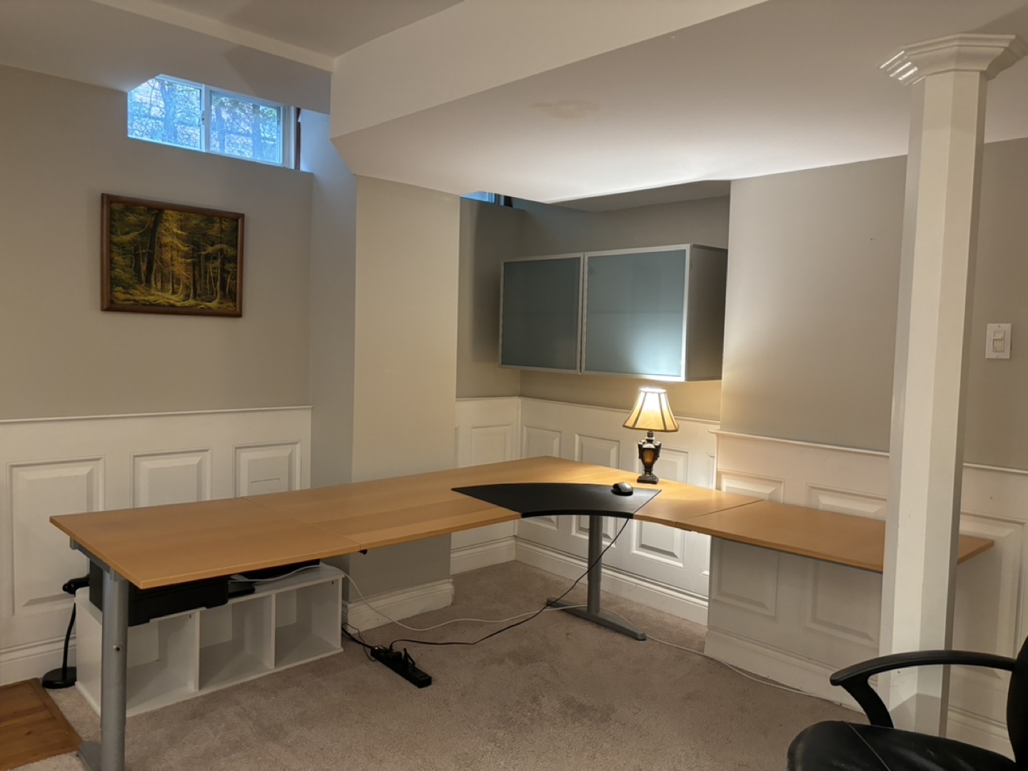 Ikea desk with matching cabinet - photo 2
