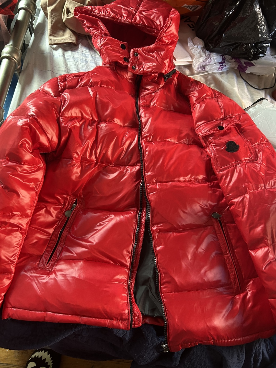 Red Puffer Jacket - photo 2