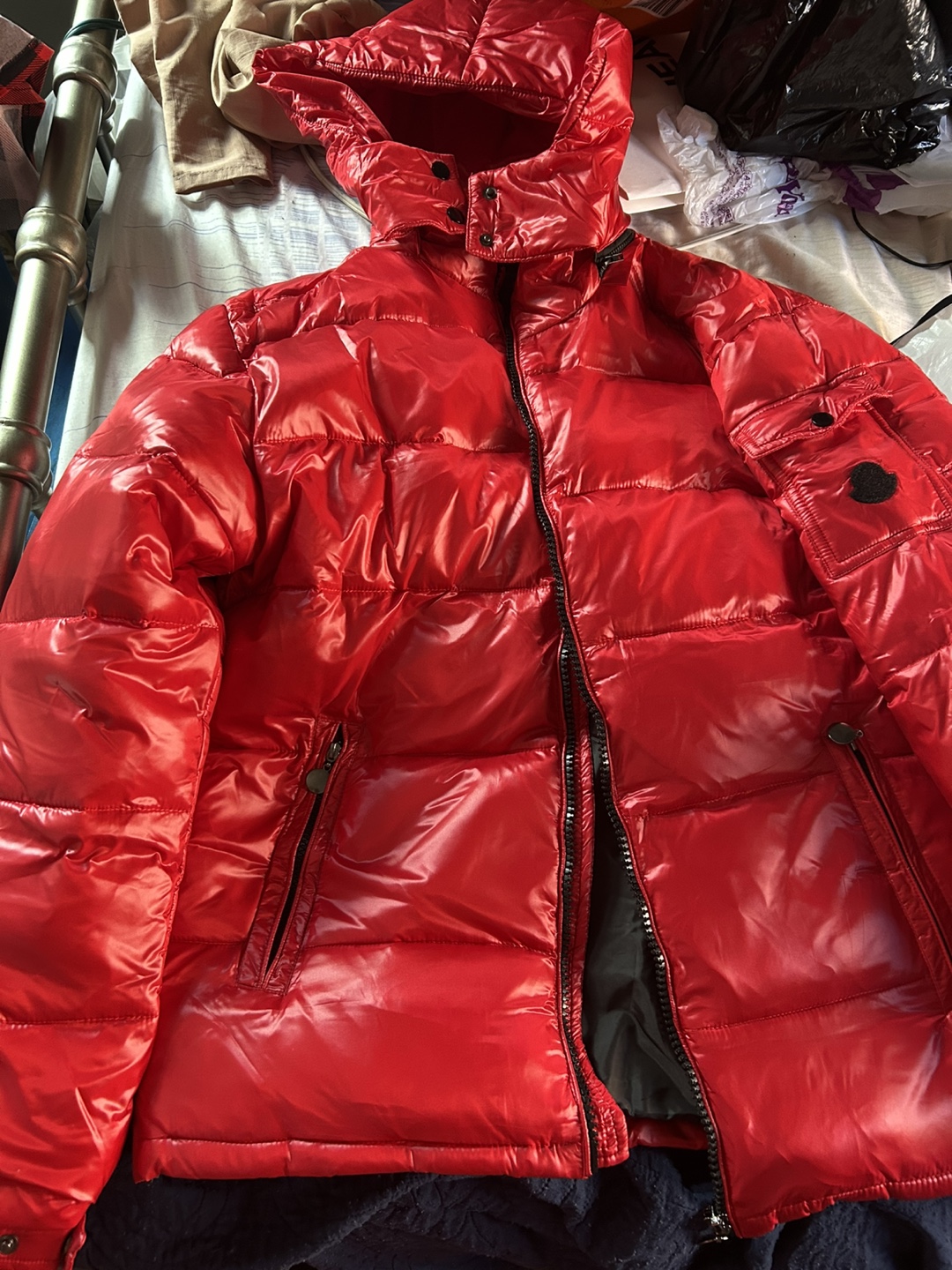 Red Puffer Jacket