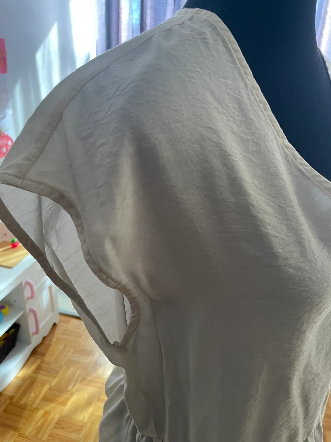 Cream Button Up Blouse image indicator(3)