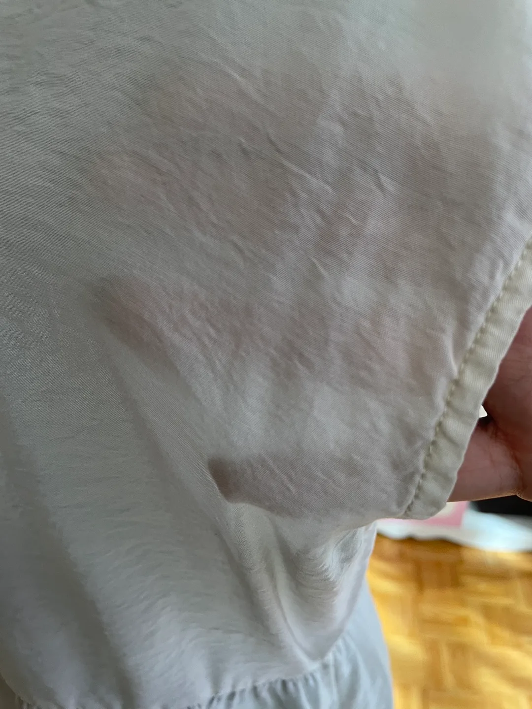 Cream Button Up Blouse image indicator(4)