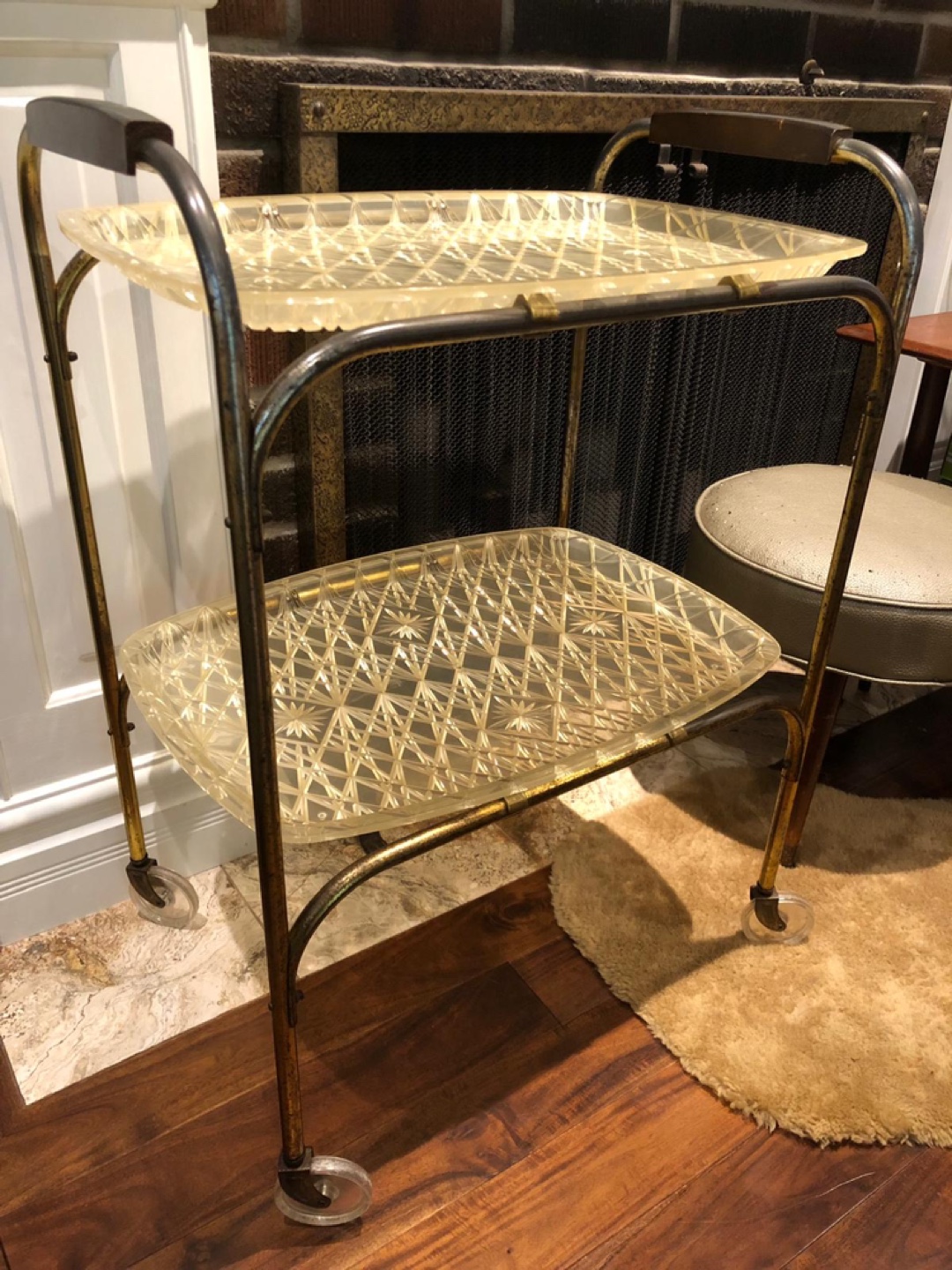 Vintage tea/bar cart - photo 2