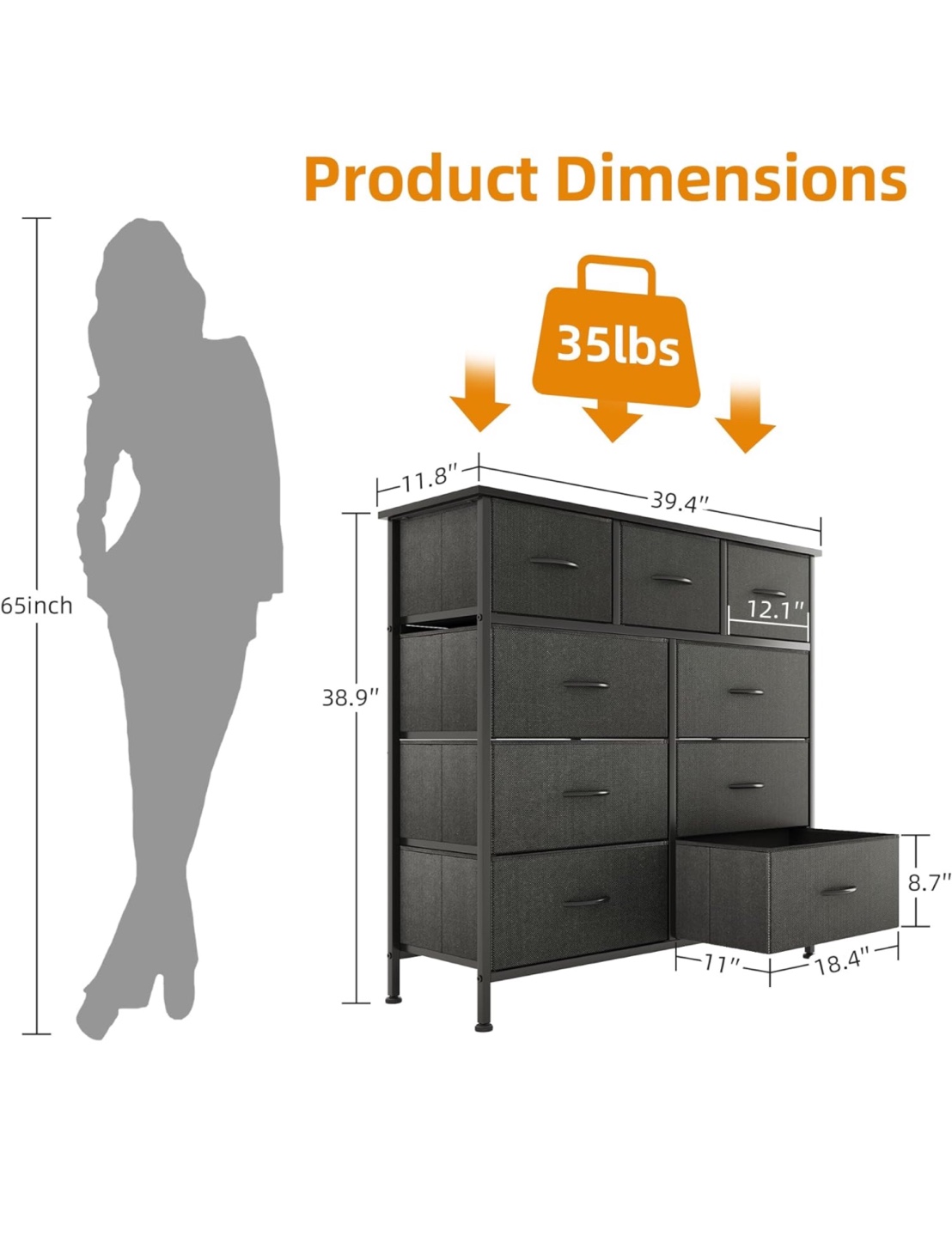 9 Drawer Dresser - photo 4