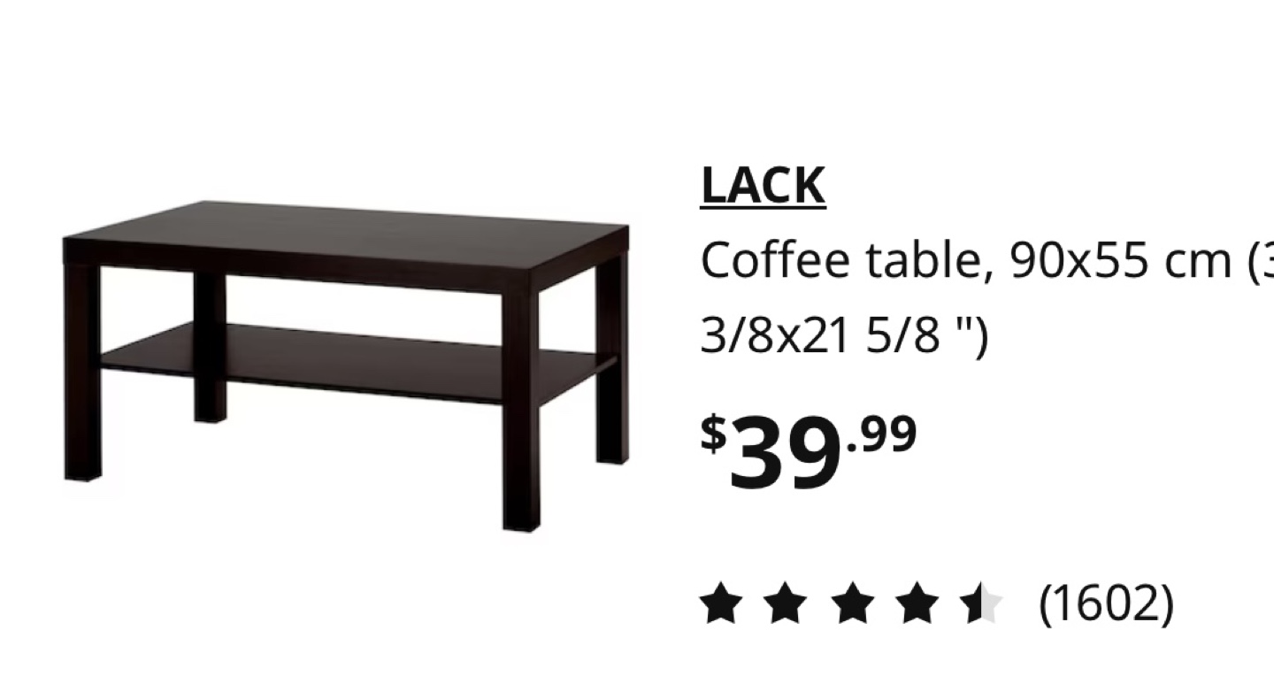 IKEA LACK Coffee Table