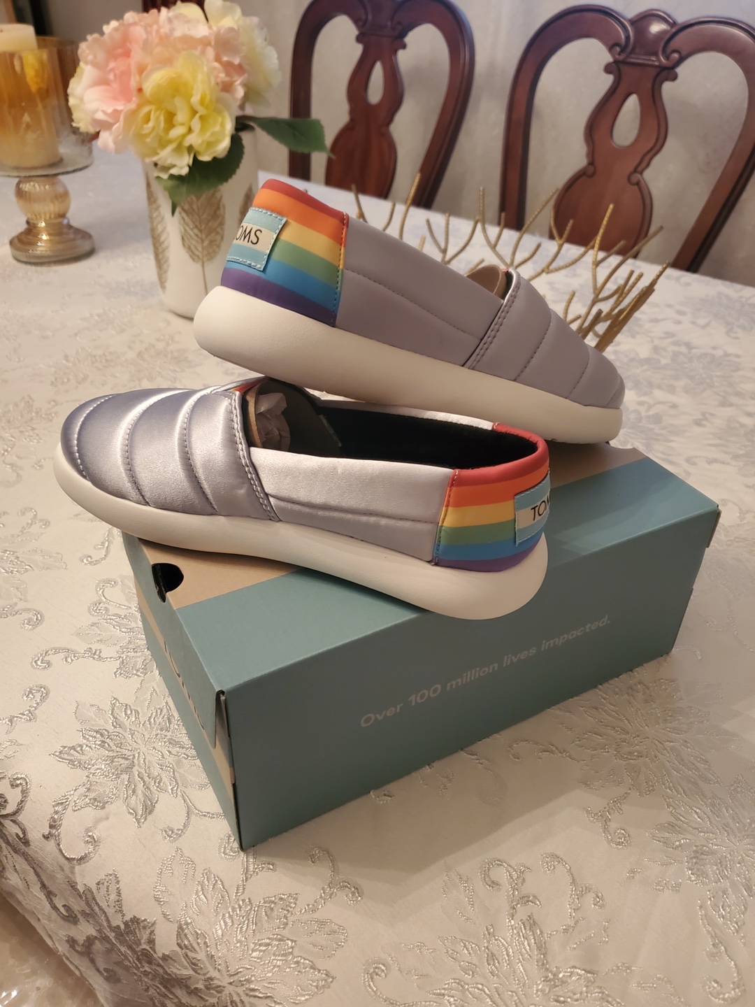 TOMS Rainbow Slip-On Shoes - photo 2