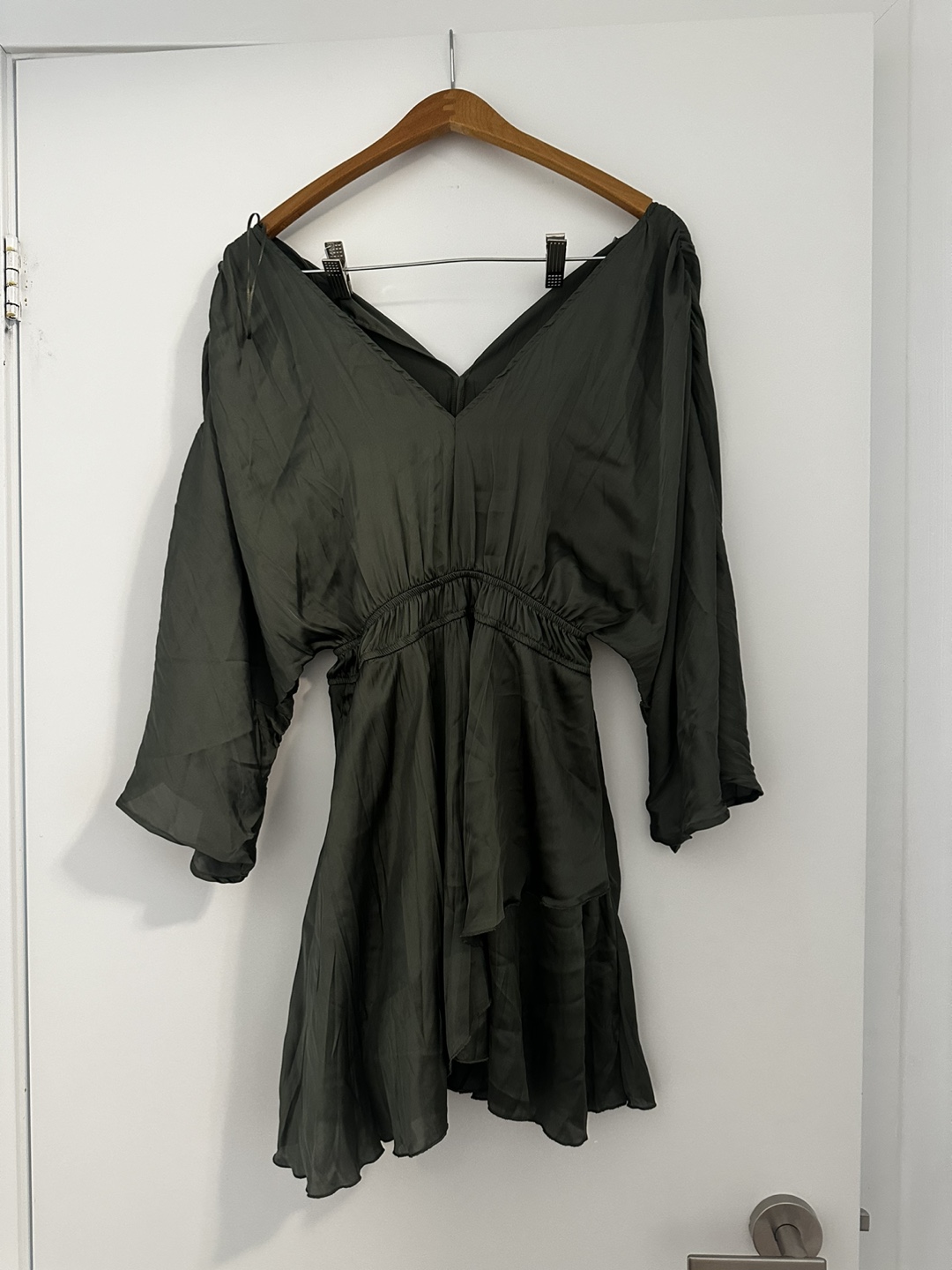 Zara Green Satin romper