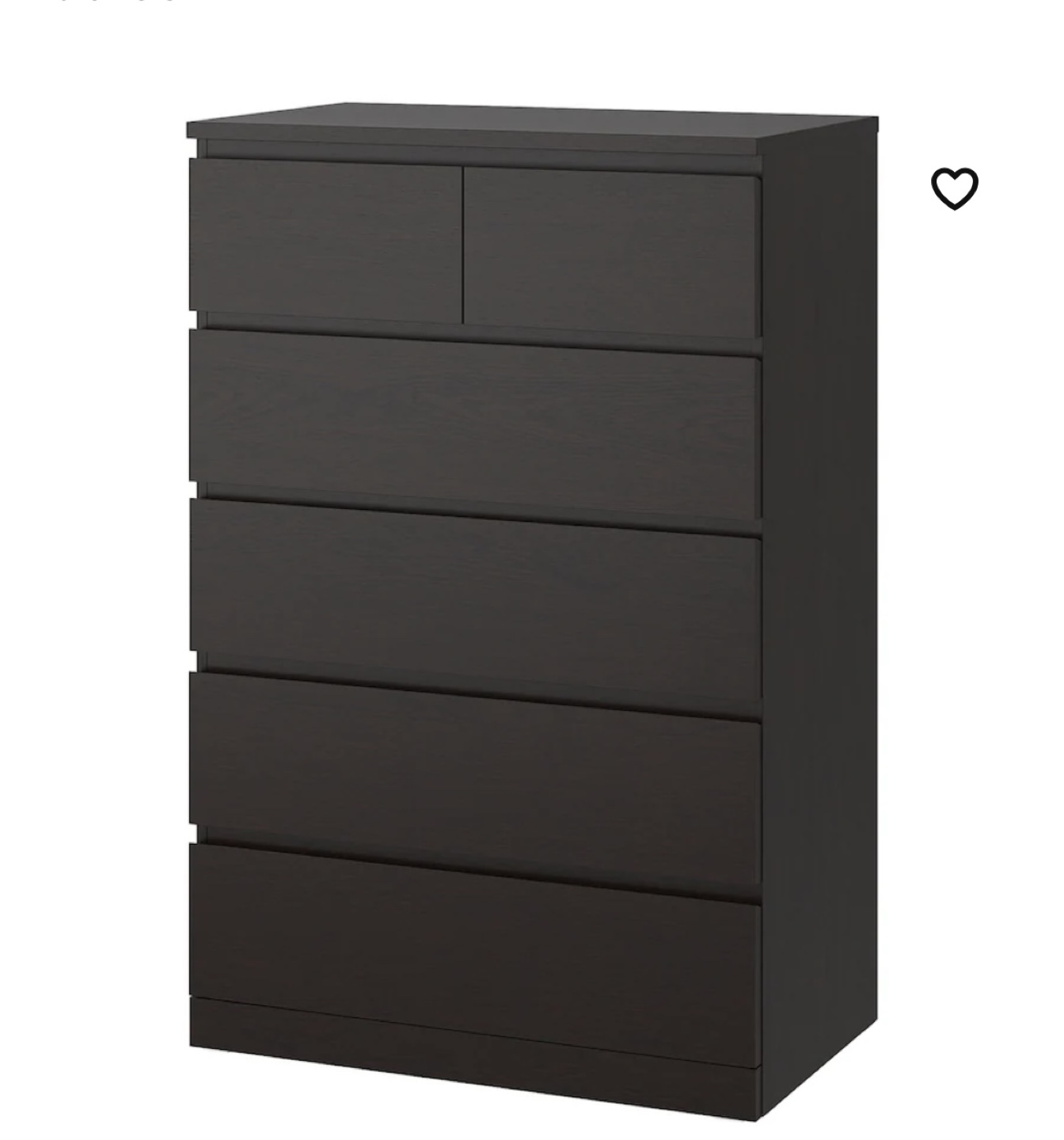 Malm 6 drawer IKEA dresser - new in box