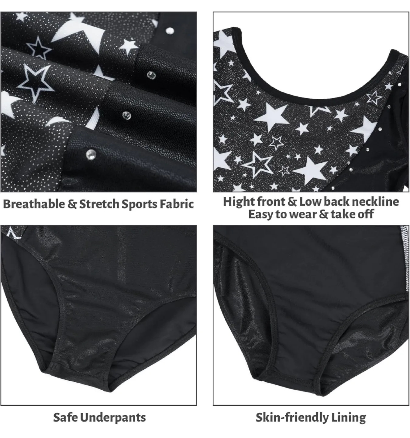 Girls Gymnastics Leotard with Long Sleeves 6-7 image indicator(2)