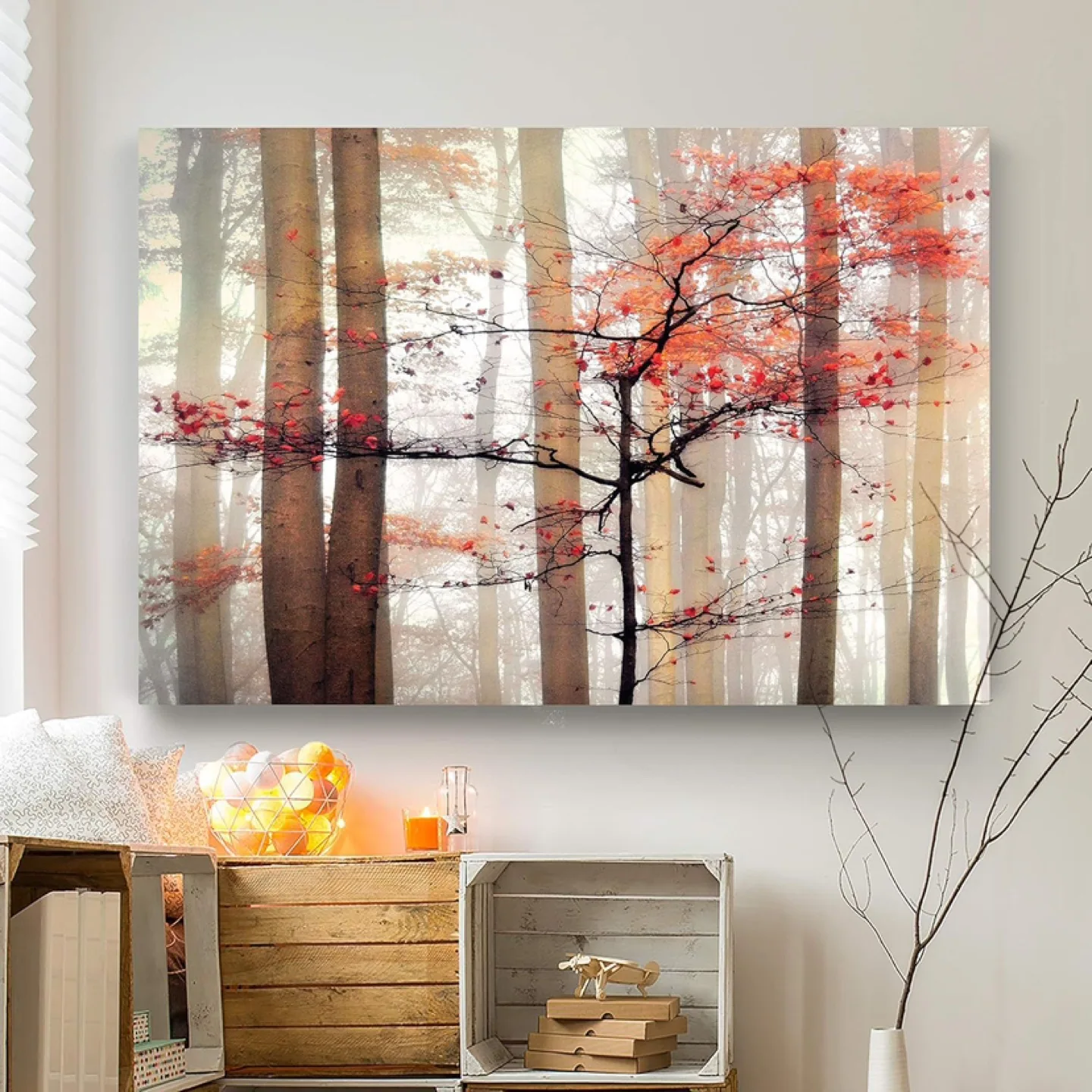 Canvas Wall Art - Autumn Forest thumbnail