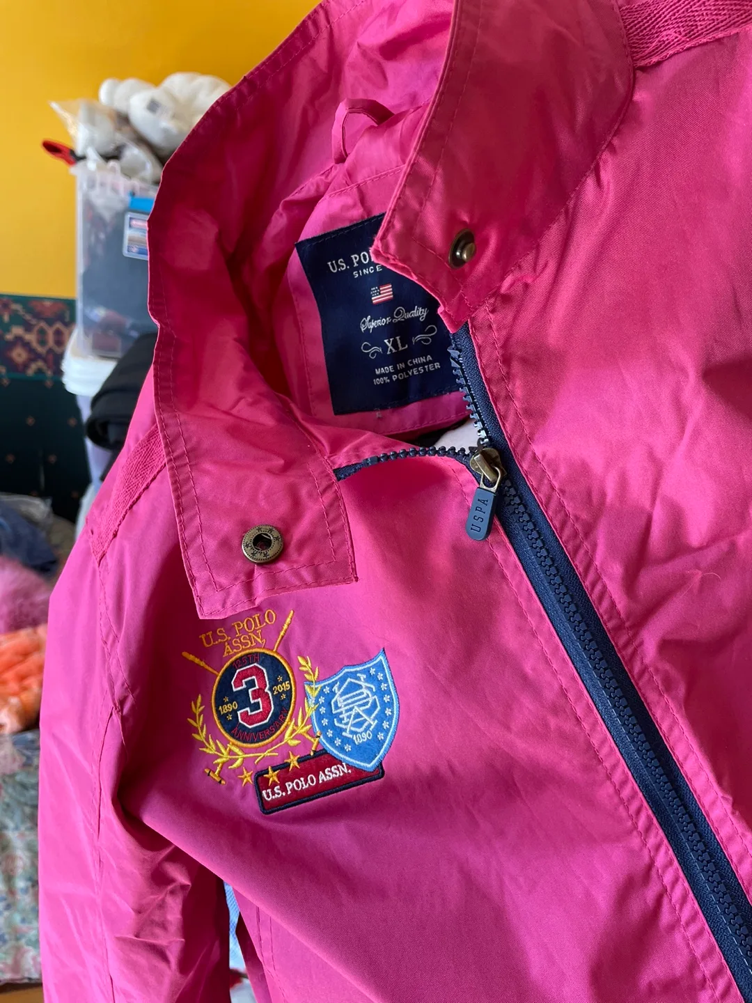 🇨🇦🍁US Polo Assn. Vibrant Pink Windbreaker image indicator(5)