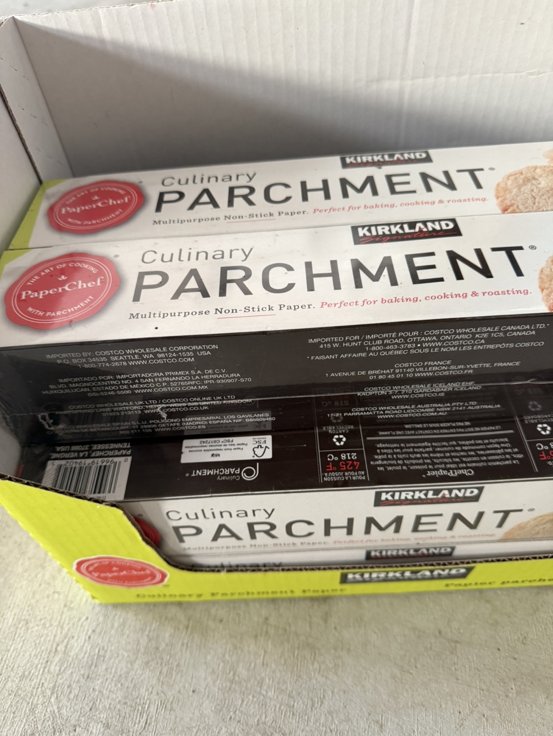X8 Kirkland Signature Culinary Parchment Papers