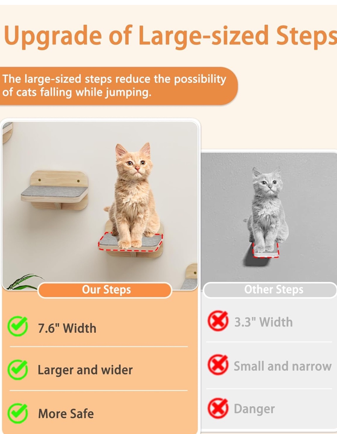 Cat Wall Shelf, Pet Furniture for Kitty - photo 4