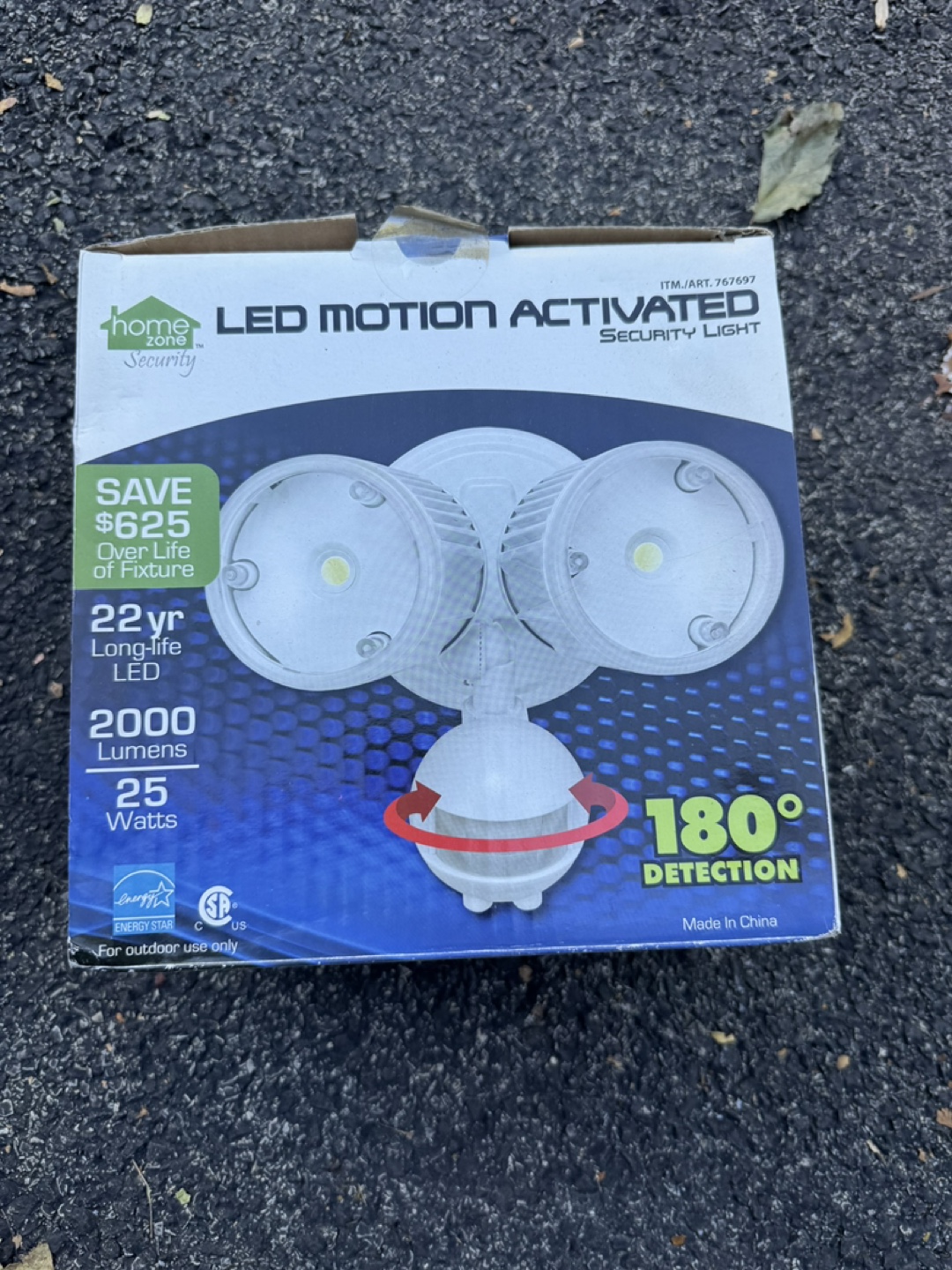 Home Zone Security LED Motion Activated Security Light - photo 2