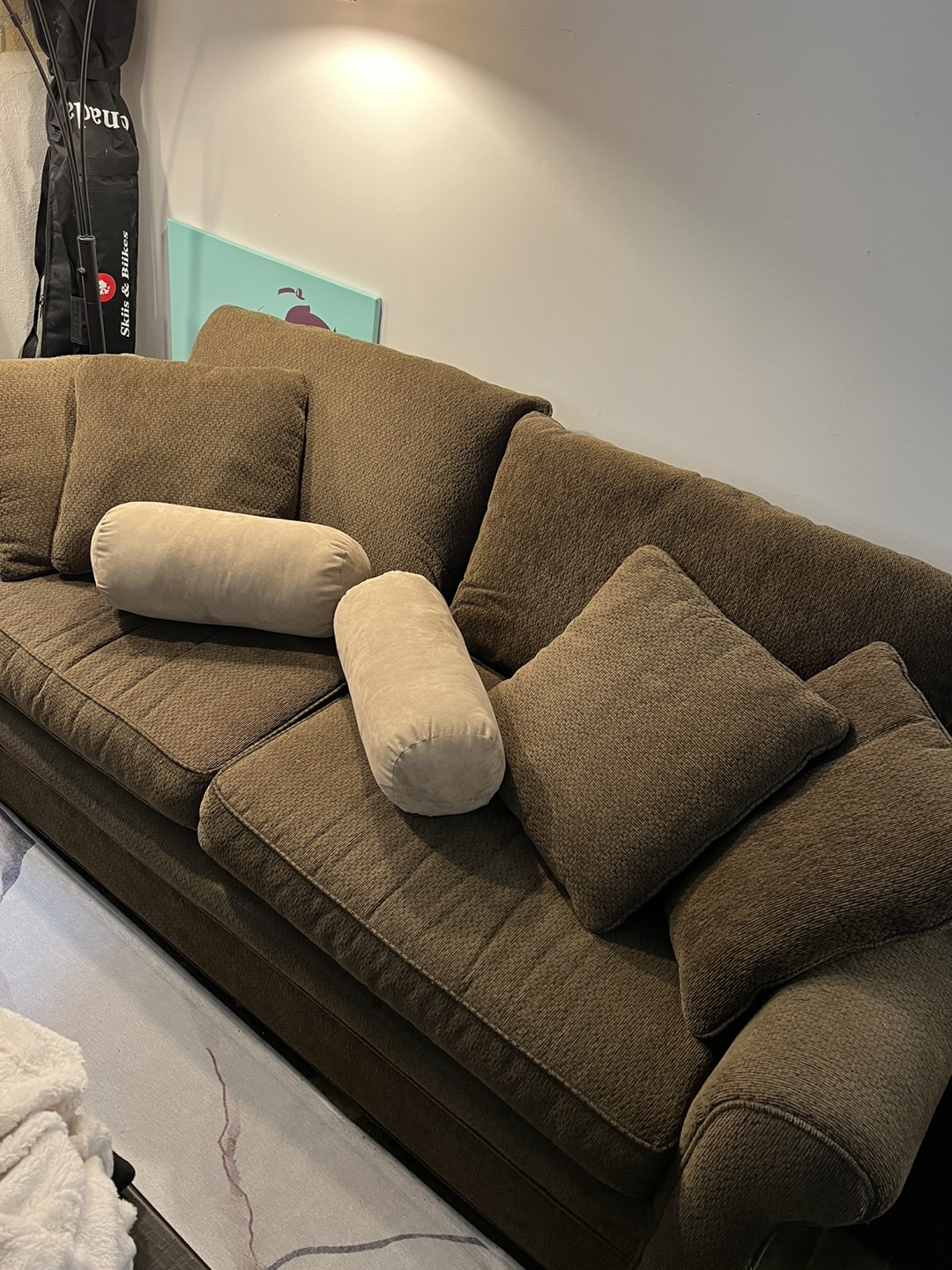 FREE Brown Pullout Sofa - photo 2