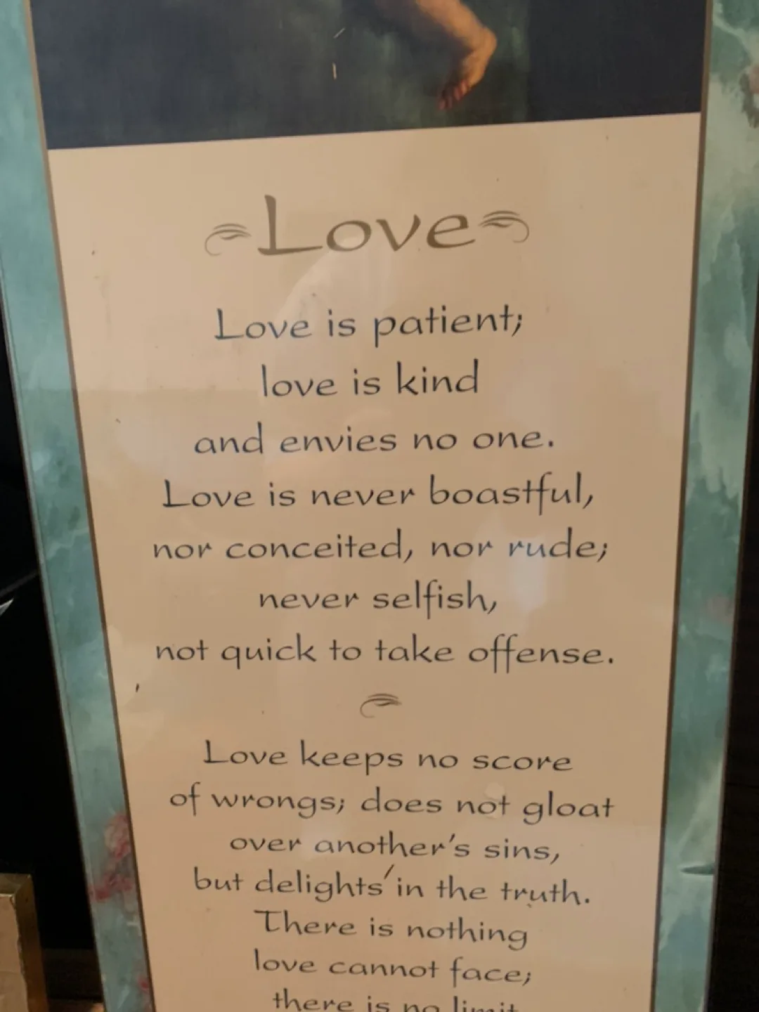 Framed Wall Art: Love Verse - NEW sealed packaging image indicator(3)
