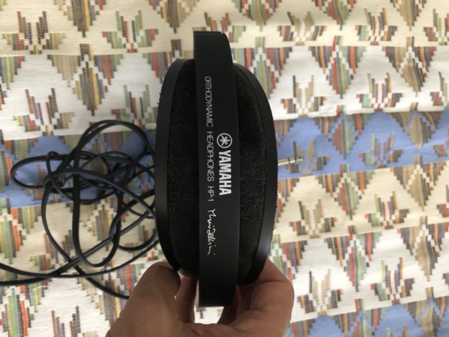 Yamaha HP-1 Orthodynamic Headphones Japan 1970's - photo 2
