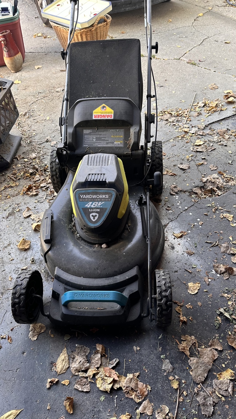 Yardworks 48V Cordless Lawn Mower