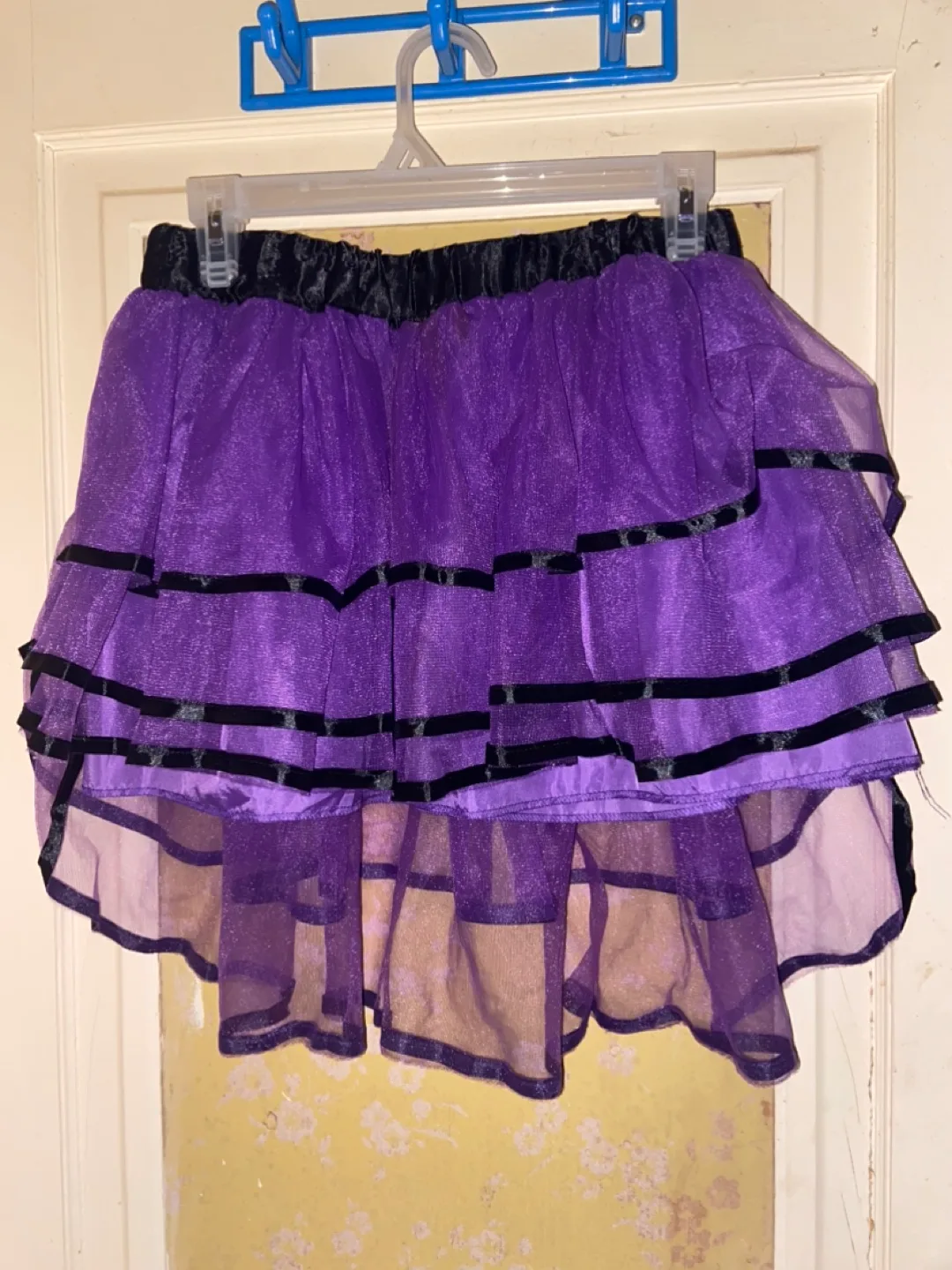 Tutu skirt purple and black size One size thumbnail