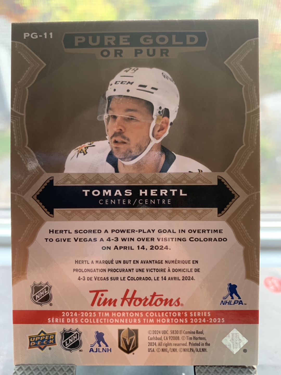 Pure Gold PG-11 Tomas Hertl - photo 2