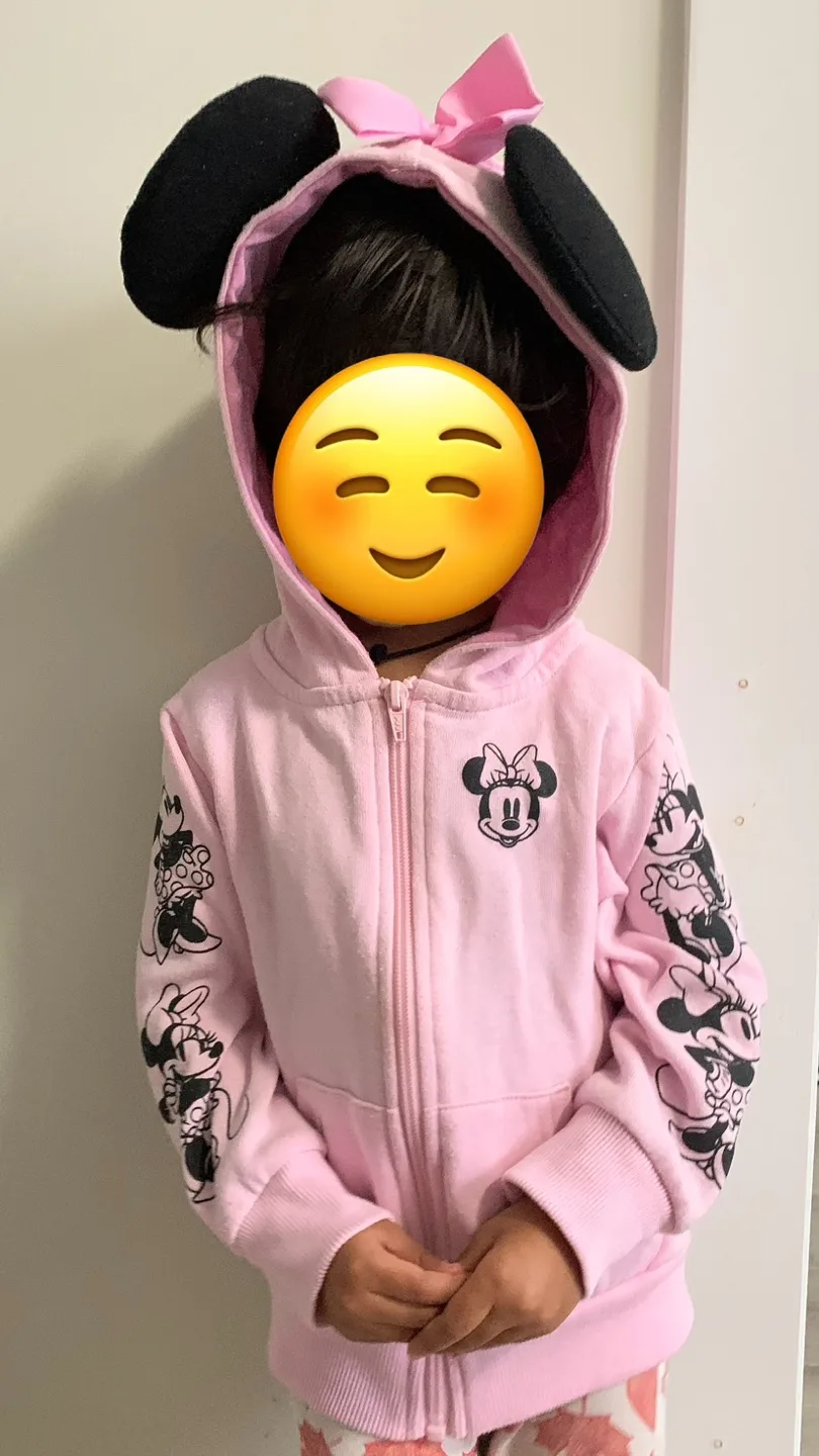 Disney Minnie Mouse Zip Up Hoodie 2-3T image indicator(2)