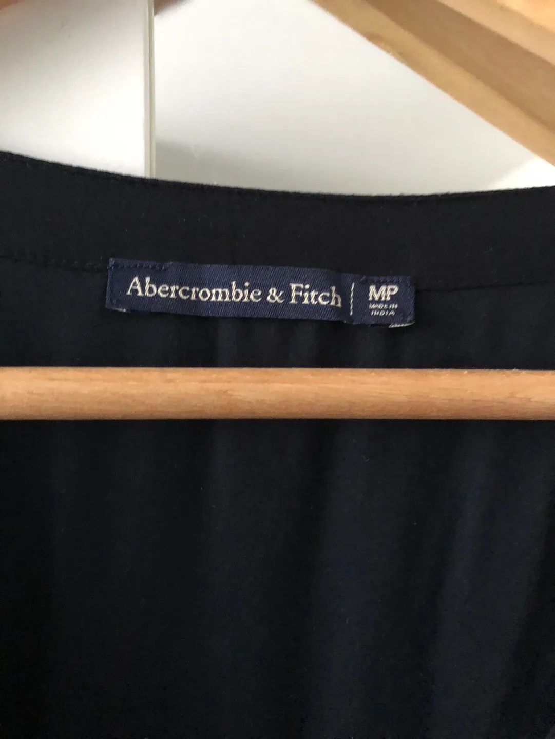 A&F Black Floral Embroidered Dress image indicator(4)