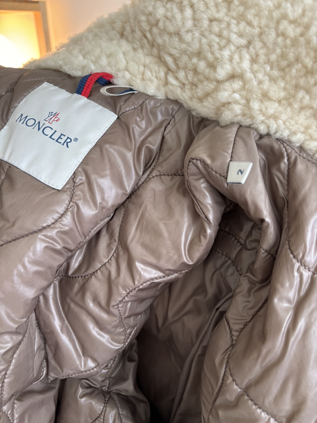 Moncler Red Down Jacket - photo 5