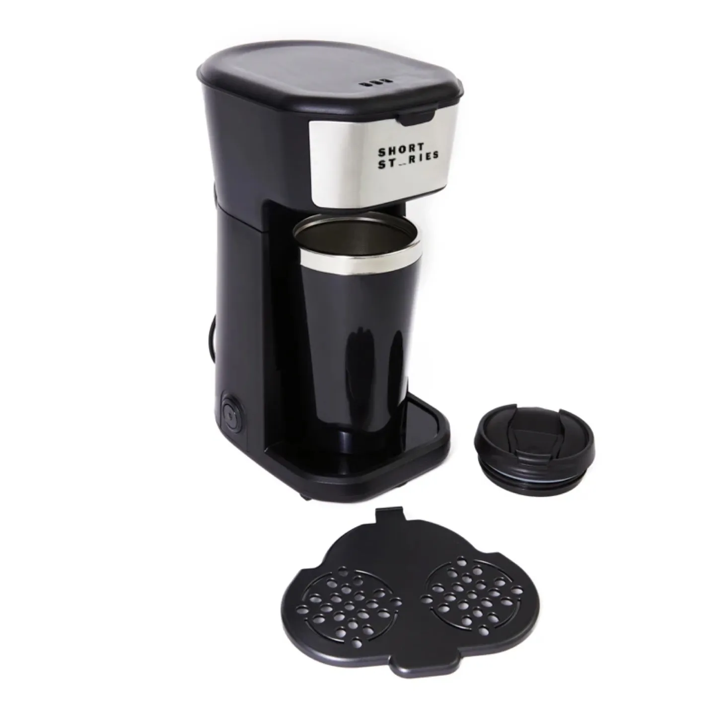 🍓NEW IN BOX! REG $150 SHORT STORIES Personal Coffee Maker & Mug image indicator(3)