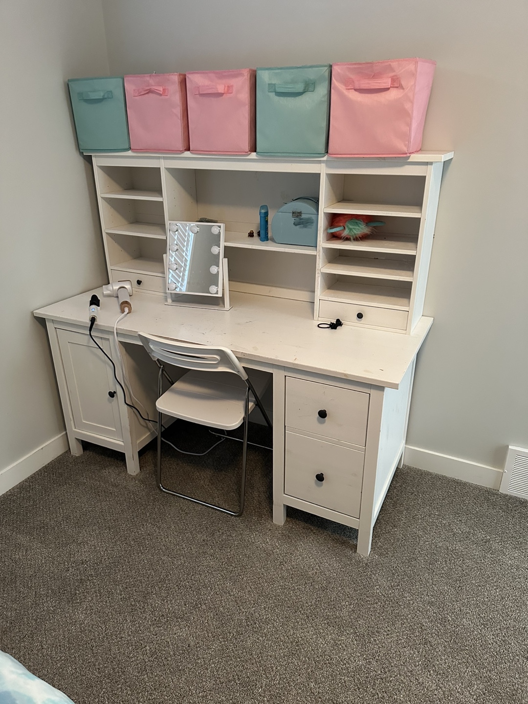 Desk and chair