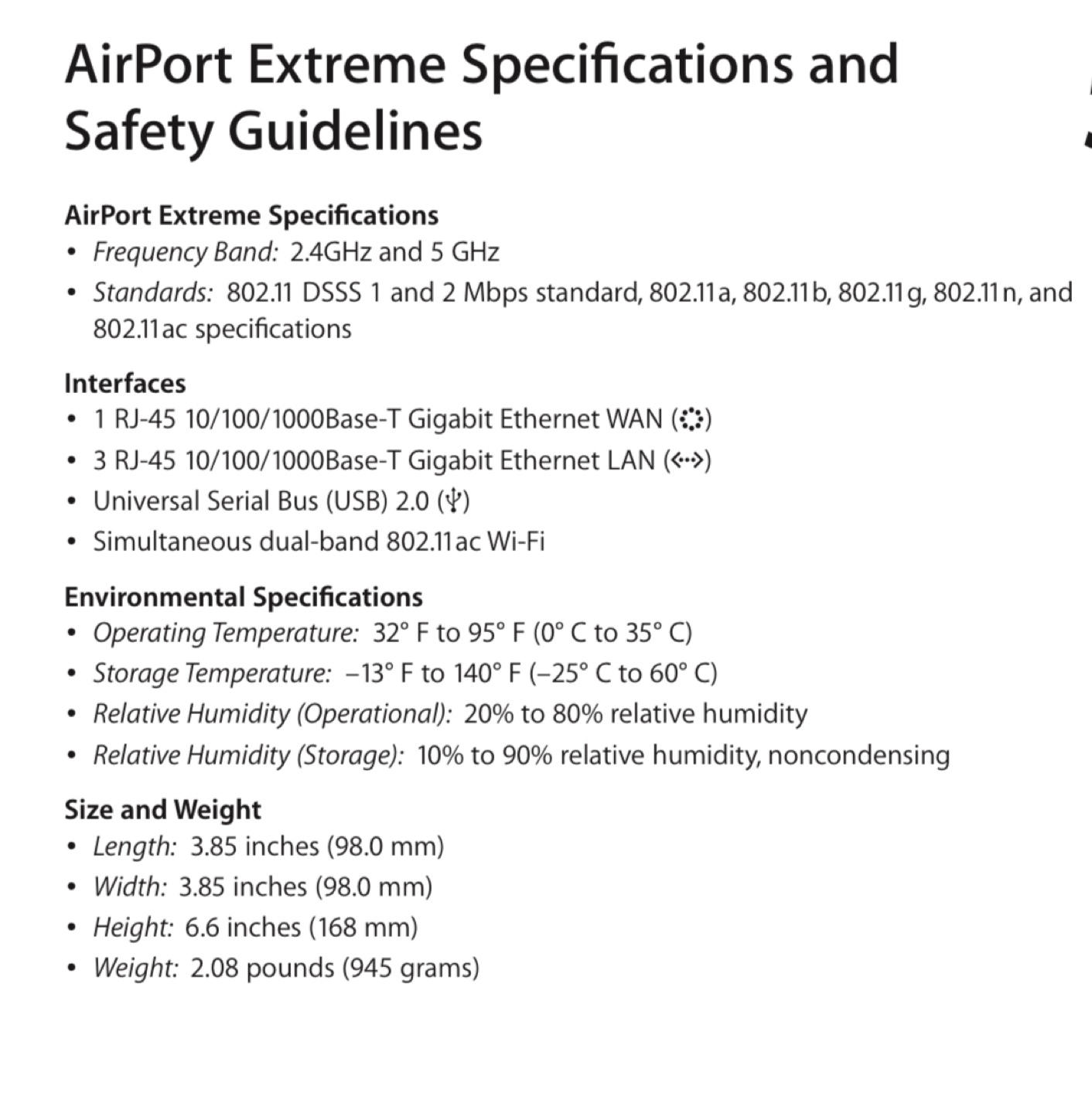 Apple AirPort Extreme Base Station - photo 5