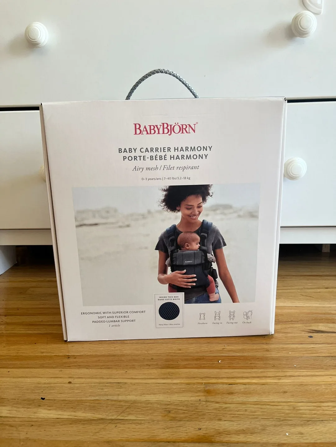 BabyBjorn Baby Carrier Harmony Navy thumbnail
