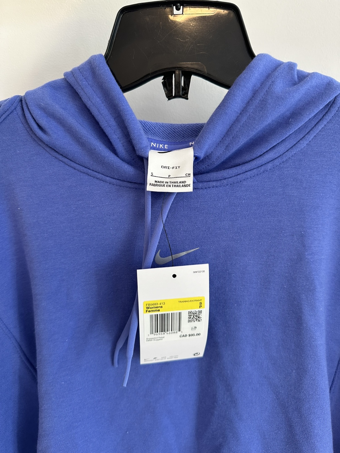 BNWT Nike dri-fit one french terry graphic hoodie - photo 4
